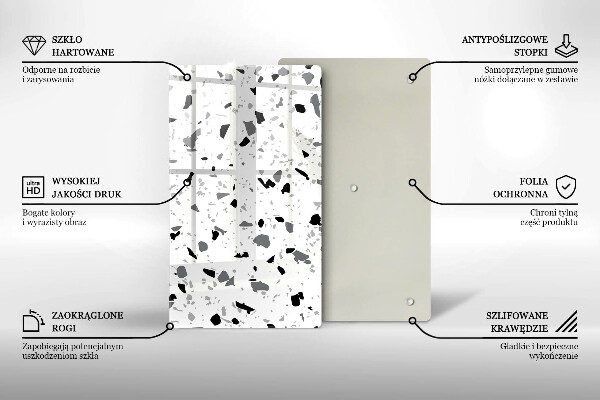 Proteção para placa de indução Grés decorativo