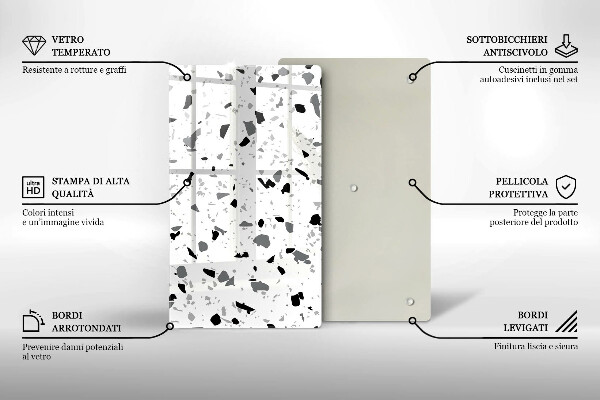 Proteção para placa de indução Grés decorativo