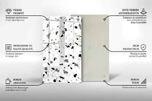 Proteção para placa de indução Grés decorativo