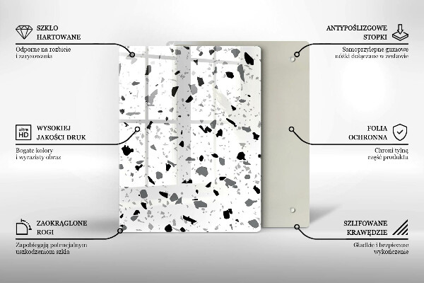 Proteção para placa de indução Grés decorativo