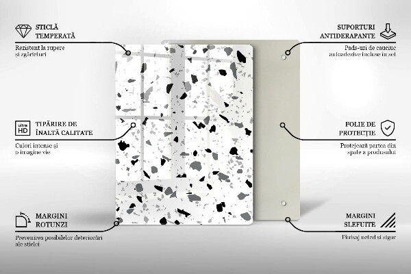 Proteção para placa de indução Grés decorativo