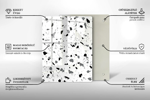 Proteção para placa de indução Grés decorativo