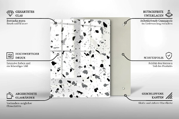 Proteção para placa de indução Grés decorativo