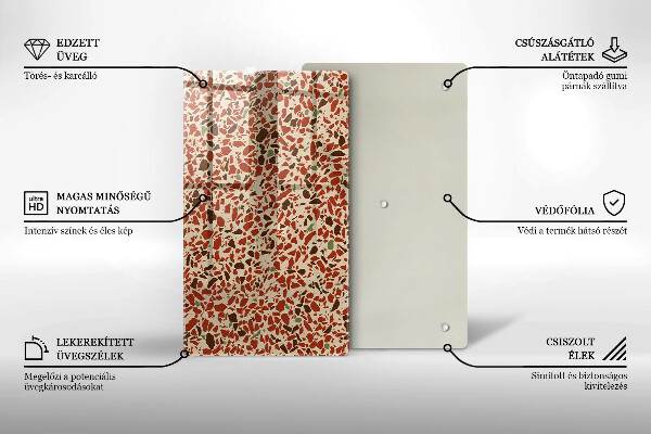 Proteção para placa de indução Pequenos grés