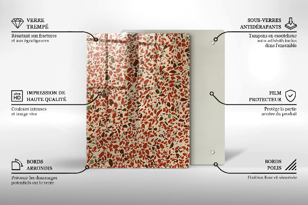 Proteção para placa de indução Pequenos grés
