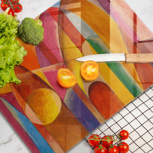 Protetor de bancada Abstração colorida