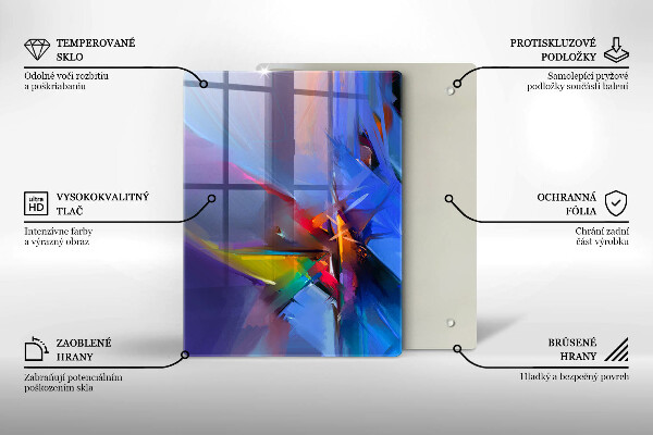 Protetor de placa de indução Abstração pintada