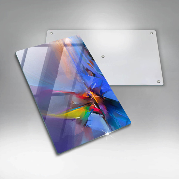 Protetor de placa de indução Abstração pintada