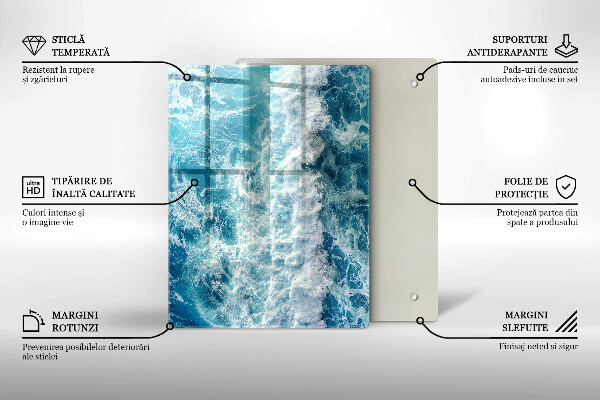 Proteção para placa de indução Ondas do mar