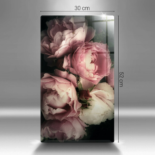 Protetor de bancada Flores de peônia