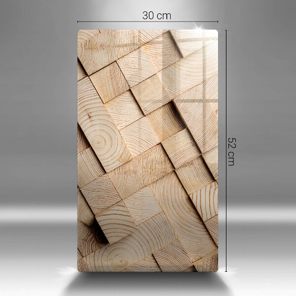 Protetor de bancada Quadrados de madeira