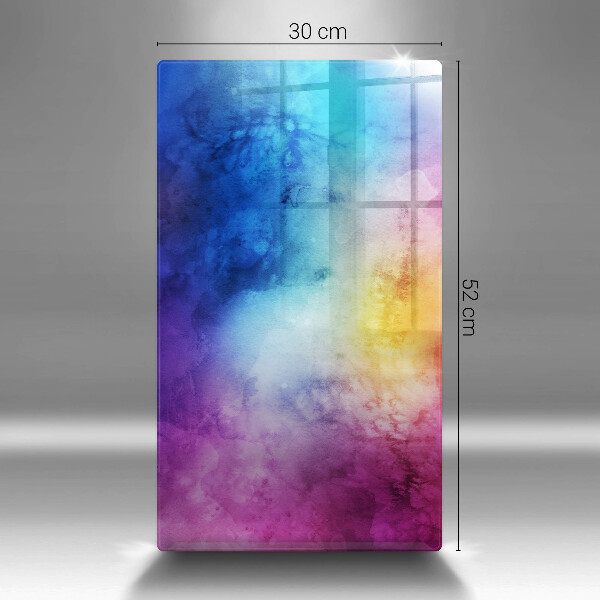 Protetor de bancada Manchas de aquarela de arco-íris