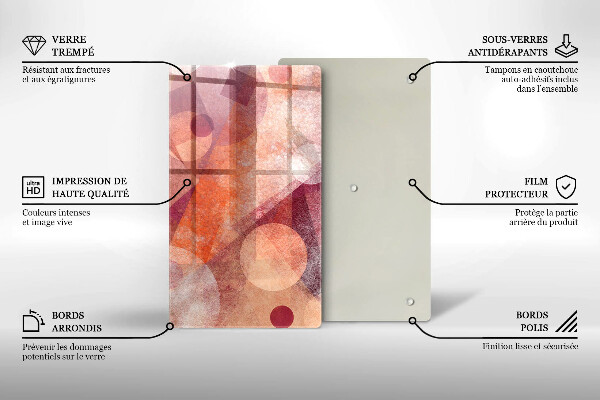 Proteção para placa de indução Arte abstrata