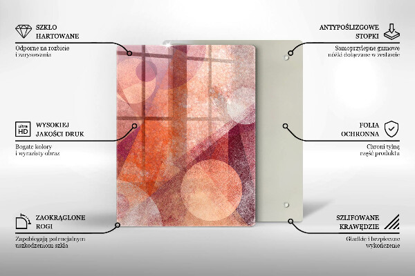 Proteção para placa de indução Arte abstrata