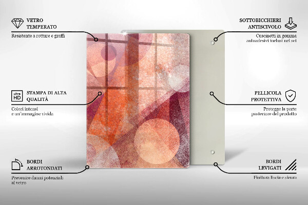 Proteção para placa de indução Arte abstrata
