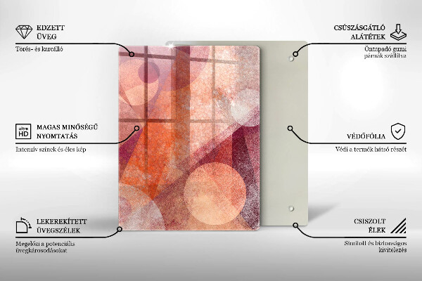 Proteção para placa de indução Arte abstrata