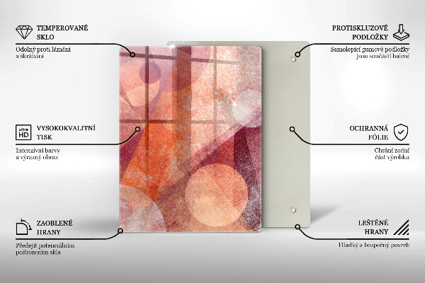 Proteção para placa de indução Arte abstrata