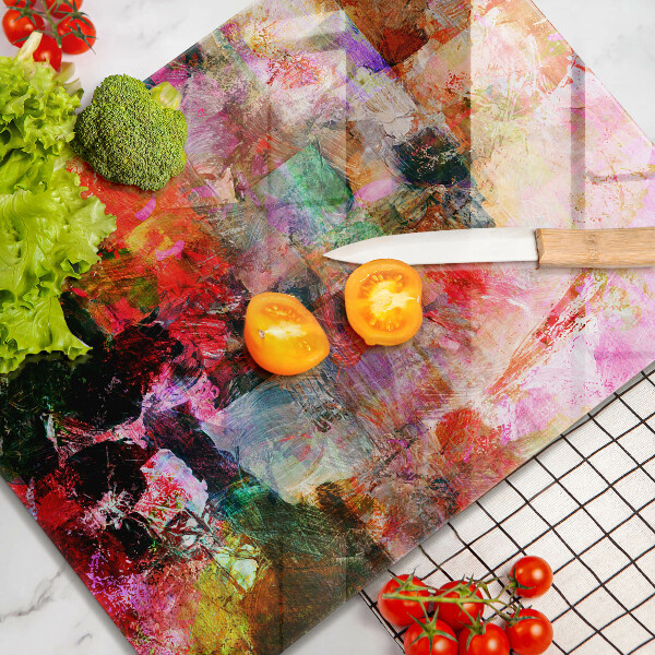 Protetor de bancada Abstração de tinta