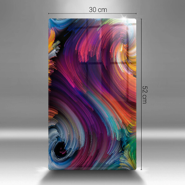 Proteção para placa de indução Destaques coloridos