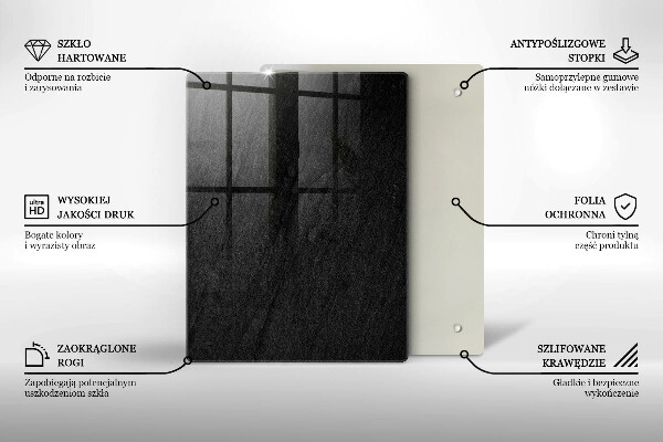 Protetor de placa de indução textura da rocha