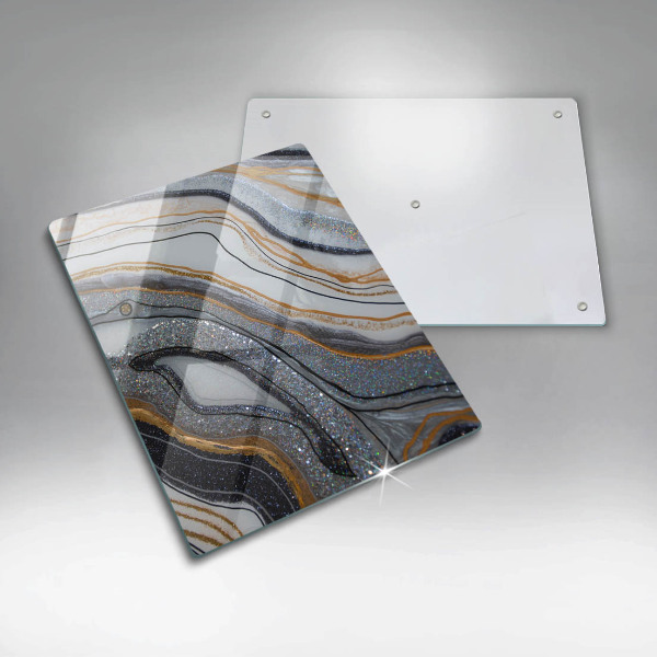 Protetor de placa de indução pedra com ouro