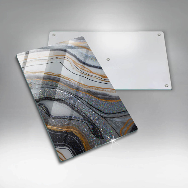 Protetor de placa de indução pedra com ouro