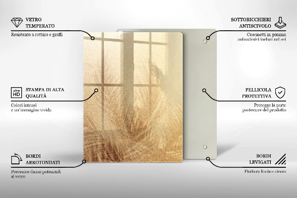 Protetor de bancada Férias na areia da praia