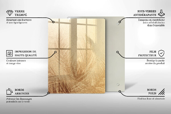 Protetor de bancada Férias na areia da praia