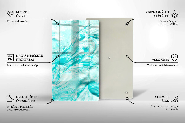 Protetor de placa de indução Tintas abstratas