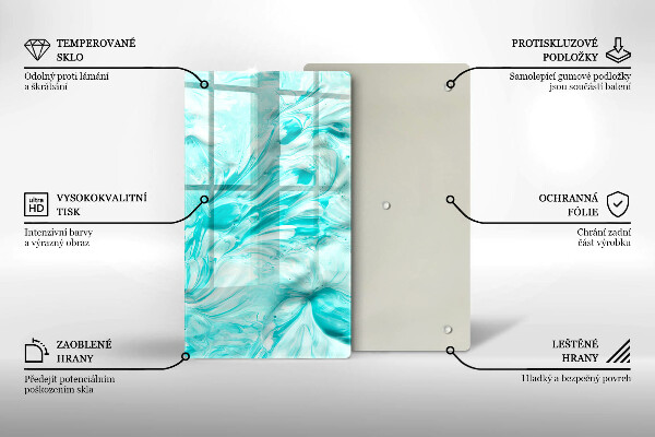 Protetor de placa de indução Tintas abstratas