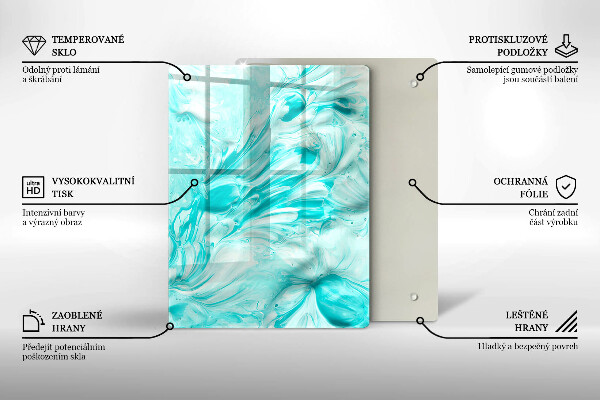 Protetor de placa de indução Tintas abstratas