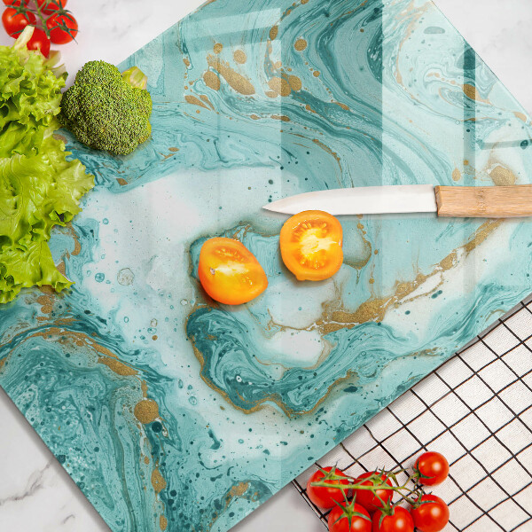 Protetor de bancada Abstração azul