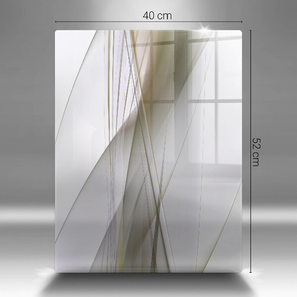 Protetor de bancada Design de linhas abstratas