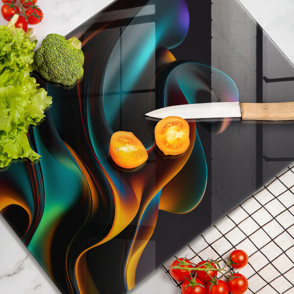 Protetor de bancada Abstração colorida