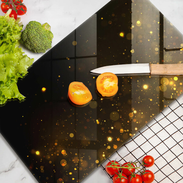 Proteção para placa de indução Glitter dourado