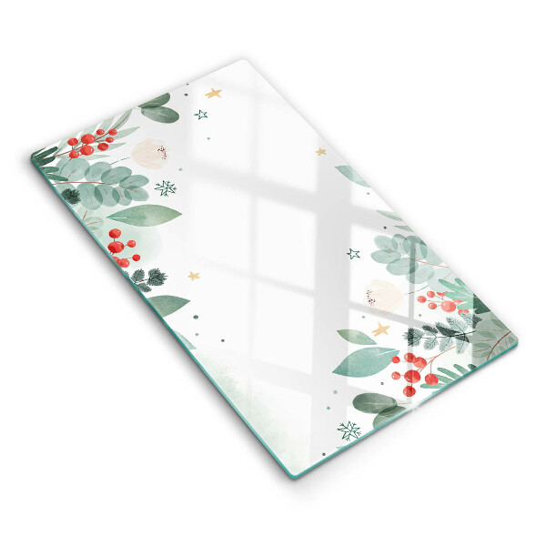 Proteção para placa de indução Folhas de aquarela