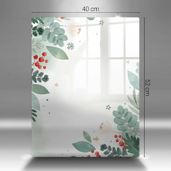 Proteção para placa de indução Folhas de aquarela