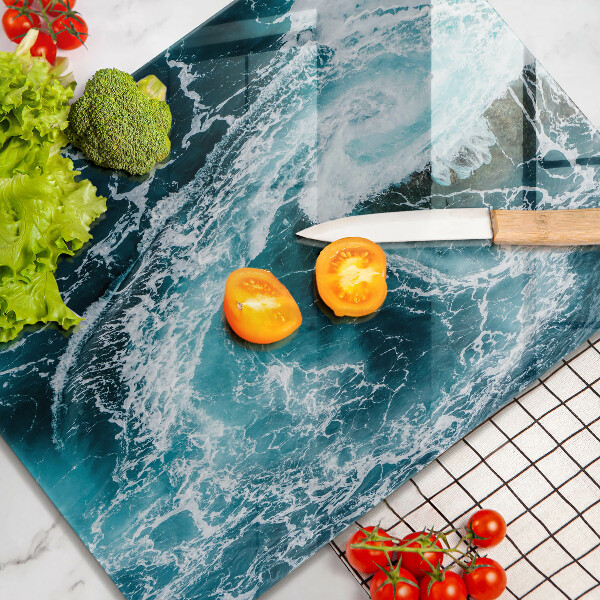 Protetor de placa de indução Ondas espumosas de água