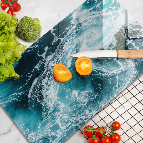 Protetor de placa de indução Ondas espumosas de água