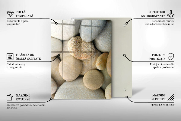 Protetor de placa de indução Padrão de pedras ovais