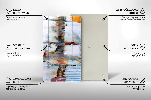 Protetor de placa de indução Tintas abstratas