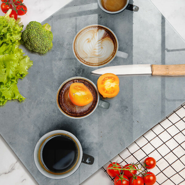 Protetor de bancada Cozinha - xícaras de café