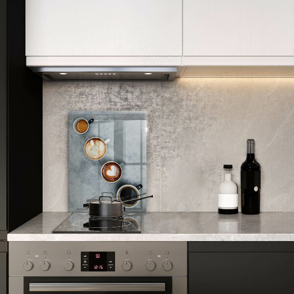 Protetor de bancada Cozinha - xícaras de café