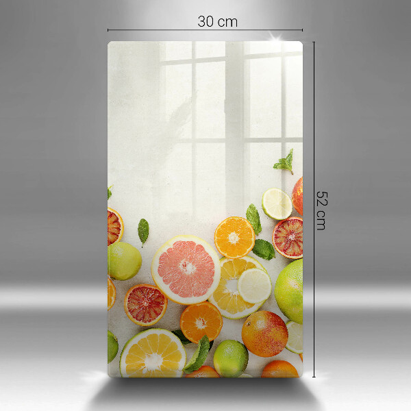 Proteção para placa de indução Frutas cítricas