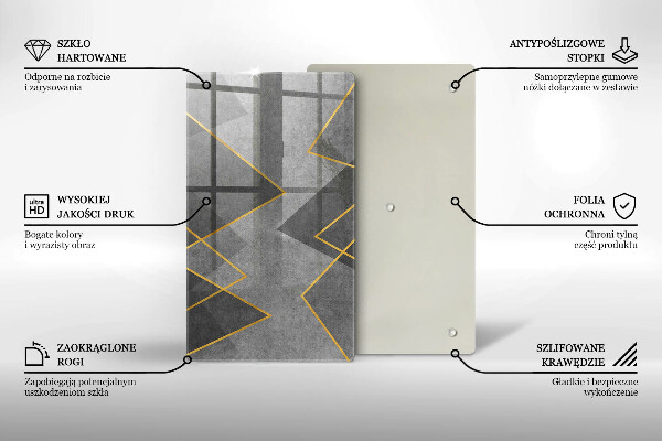 Protetor de placa de indução Formas nítidas