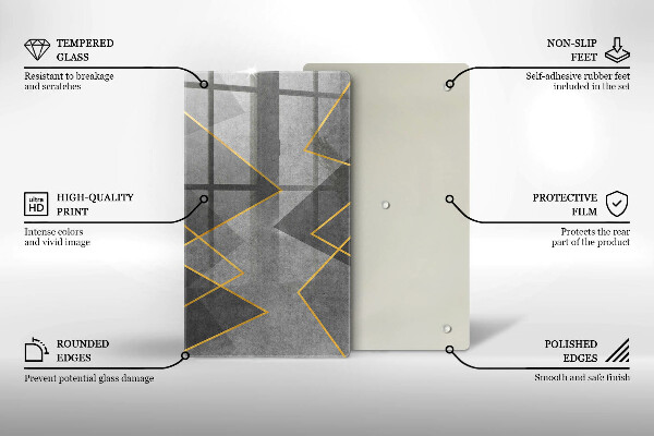 Protetor de placa de indução Formas nítidas