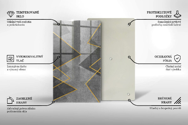 Protetor de placa de indução Formas nítidas