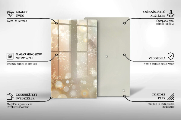 Protetor de placa de indução Flocos de neve