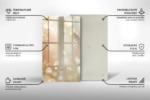 Protetor de placa de indução Flocos de neve