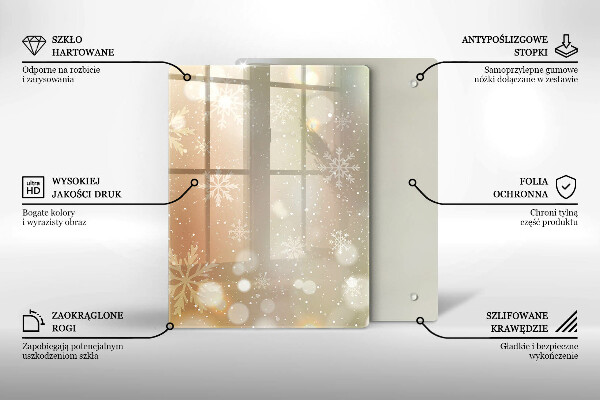 Protetor de placa de indução Flocos de neve